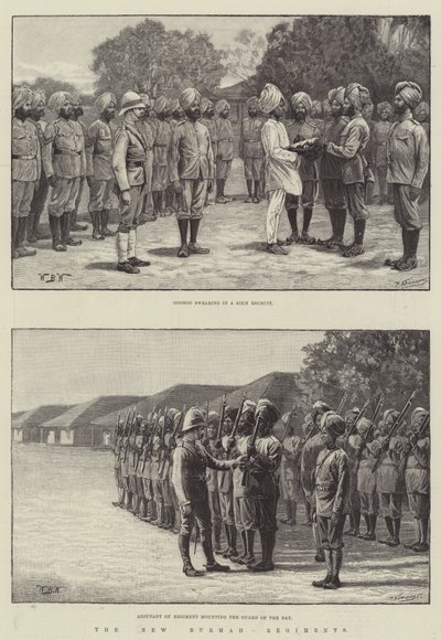 The New Burmah Regiments by William Barnes Wollen